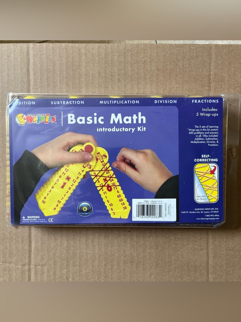 Homeschooling Learning Wrap Ups Math Facts Introductory Kit Basic Math 5 Sets